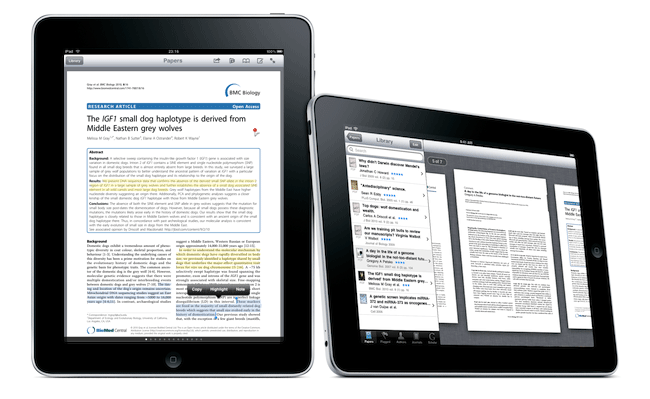 Papers Touch on iPad